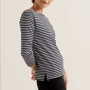 Kotn Striped Boatneck Top - S